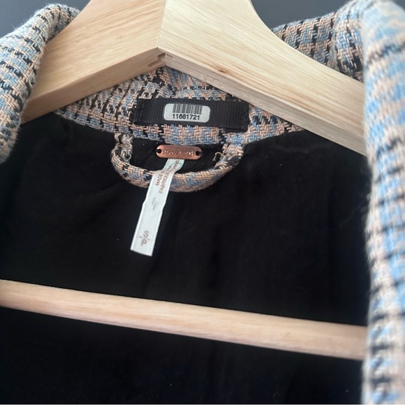 Women’s Free People Chess Linen Blazer Small - Picture 4 of 5